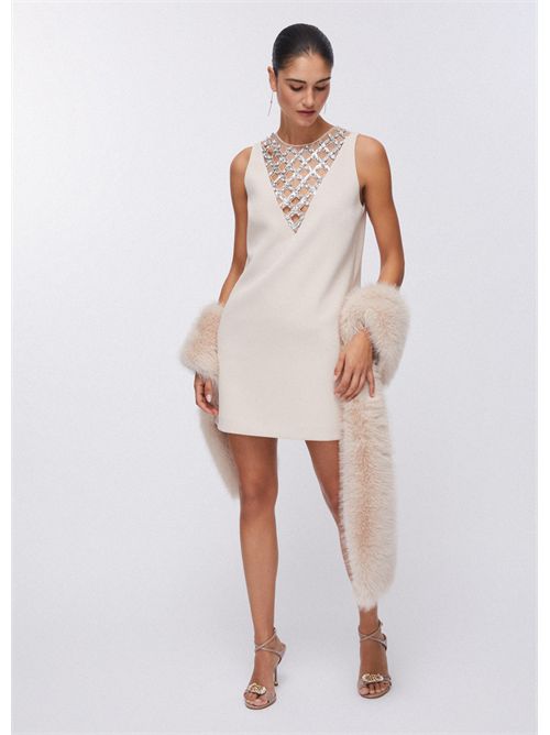 Dress woman white LIU JO | PA6007T2527/X0753